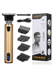 T9 USB Electric Hair Cutting Professional Beard Trimmer Machine Rechargeable New Hair Clipper Man Shaver Trimmer For Men Barber