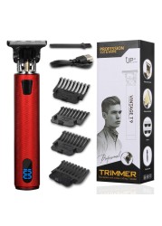 T9 USB Electric Hair Cutting Professional Beard Trimmer Machine Rechargeable New Hair Clipper Man Shaver Trimmer For Men Barber