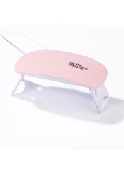 Nail Lamp 6W Mini Nail Dryer White Pink Uv LED Lamp Portable Usb Interface Very Convenient For Home Use