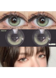 UYAAI 1 Pair Blue Lenses Anime Accessories Colored Contact Lens For Eyes Tears Tears Eye Fashion Lenses Green Lenses