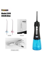 Oral Water Flosser Dental Water Flosser USB Contacts Dental Hygiene Nquipment Nightgar Portable Waterproof Dental Hygiene