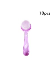 10/20/30/50pcs Plastic Nail Dust Cleaning Powder Brushes Removal Tools Dust Cleaner Nail Cleaning Brush Clean Tools Nail Brushes