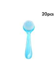 10/20/30/50pcs Plastic Nail Dust Cleaning Powder Brushes Removal Tools Dust Cleaner Nail Cleaning Brush Clean Tools Nail Brushes