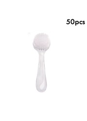 10/20/30/50pcs Plastic Nail Dust Cleaning Powder Brushes Removal Tools Dust Cleaner Nail Cleaning Brush Clean Tools Nail Brushes