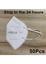 10-300pcs Reusable FPP2 Respirator Masks FFP2 Face Mask FFP2 Face Mask FFPP2