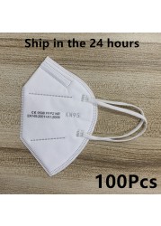 10-300pcs Reusable FPP2 Respirator Masks FFP2 Face Mask FFP2 Face Mask FFPP2