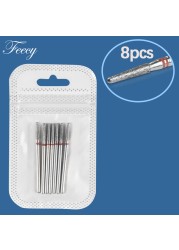 7/8/10pcs Diamond Nail Drill Bits Set Milling Cutter Manicure All About Nail Machine Bits Kits Nail Files Decorations