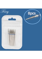 7/8/10pcs Diamond Nail Drill Bits Set Milling Cutter Manicure All About Nail Machine Bits Kits Nail Files Decorations