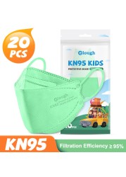 FPP2 Kids Masks FFP2 Kids KN95 Masks 5 Layers infantil mascara 9-12old approved ffp2maske kids protective