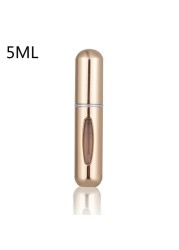 5ml Perfume Atomizer Portable Liquid Container For Cosmetics Small Aluminum Atomizer Coachella Empty Bottle Refillable For Travel