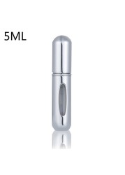 5ml Perfume Atomizer Portable Liquid Container For Cosmetics Small Aluminum Atomizer Coachella Empty Bottle Refillable For Travel