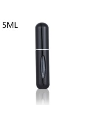 5ml Perfume Atomizer Portable Liquid Container For Cosmetics Small Aluminum Atomizer Coachella Empty Bottle Refillable For Travel