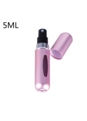 5ml Perfume Atomizer Portable Liquid Container For Cosmetics Small Aluminum Atomizer Coachella Empty Bottle Refillable For Travel