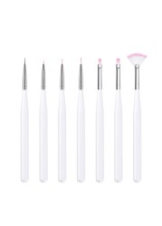 7/15pcs nail brush pen 12 different sizes nail glue phototherapy pen suitable for professional salon or home use gel nail brush