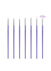 7/15pcs nail brush pen 12 different sizes nail glue phototherapy pen suitable for professional salon or home use gel nail brush