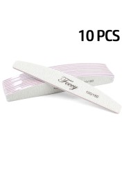 Nail File Buffer Double Side 100/180/240 Trimmer Sandpaper Sanding Files Lime Block Ongle Pedicure Manicure Polishing Tools