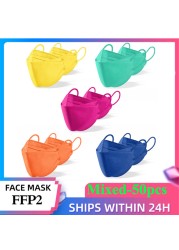 Kids kn95 Masks ffp2mascarillas Fish ffp2 Ninos Child Respirator Mouth Mask Respirator N95 Mask KN95 Mascarillas Infantil