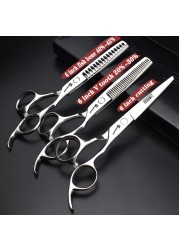 5.5/6/6.5/7/7.5 inch scissors Japan professional hairdressing scissors barber scissors set hair cutting shears thinning clippers