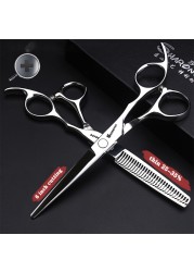 5.5/6/6.5/7/7.5 inch scissors Japan professional hairdressing scissors barber scissors set hair cutting shears thinning clippers