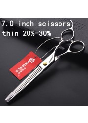 5.5/6/6.5/7/7.5 inch scissors Japan professional hairdressing scissors barber scissors set hair cutting shears thinning clippers