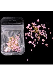 Flower Nail Art Acrylic Decoration Mixed Size White Rhinestones Silver Gem Manicure Tool Accessories For DIY Nail Design