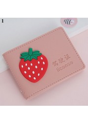 New Premium Personal Card Holder Hard Driver's License Card Small Business Document Holder Business Folder Wallet Credit Card Holder