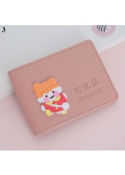 New Premium Personal Card Holder Hard Driver's License Card Small Business Document Holder Business Folder Wallet Credit Card Holder