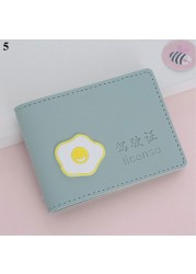 New Premium Personal Card Holder Hard Driver's License Card Small Business Document Holder Business Folder Wallet Credit Card Holder