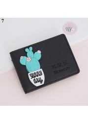 New Premium Personal Card Holder Hard Driver's License Card Small Business Document Holder Business Folder Wallet Credit Card Holder