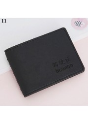 New Premium Personal Card Holder Hard Driver's License Card Small Business Document Holder Business Folder Wallet Credit Card Holder