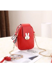 Women Fashion Mobile Phone Bags Large Capacity Female One Shoulder Wallet Ladies Leather Crossbody Purse Bags Para mujer