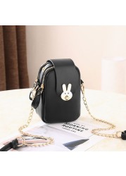 Women Fashion Mobile Phone Bags Large Capacity Female One Shoulder Wallet Ladies Leather Crossbody Purse Bags Para mujer