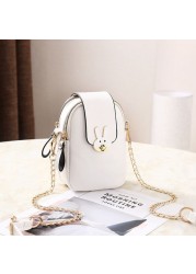 Women Fashion Mobile Phone Bags Large Capacity Female One Shoulder Wallet Ladies Leather Crossbody Purse Bags Para mujer