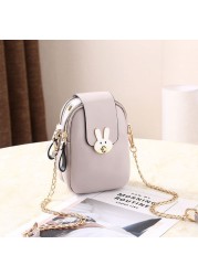 Women Fashion Mobile Phone Bags Large Capacity Female One Shoulder Wallet Ladies Leather Crossbody Purse Bags Para mujer