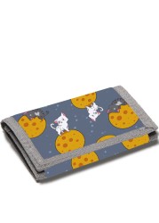 Can be customized children's cartoon printing cute coin purse, foldable cloth wallet, fashion student bank card holder