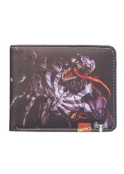 Disney Marvel Animation Peripheral Spiderman Short Leather Wallets Wallet Purse For Men Unique Wallet Wallet Women