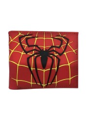 Disney Marvel Animation Peripheral Spiderman Short Leather Wallets Wallet Purse For Men Unique Wallet Wallet Women