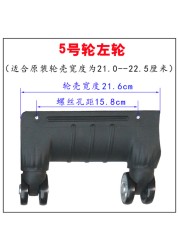 Wheel trolley case accessories Siamese universal wheel mute roller suitcase repair double row aircraft rim pulley