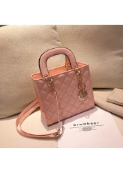 Luxury brand bag 2021 new fashion high quality female handbag lingge chain ladies crossbody handbag shoulder luxury claws