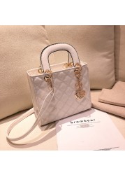 Luxury brand bag 2021 new fashion high quality female handbag lingge chain ladies crossbody handbag shoulder luxury claws