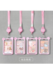 1pc Cute Kitten Rabbit High Quality Credit Card ID Holder Cute Cartoon Silicone Bus Card Case Key Holder Ring Luggage Tag Trinket