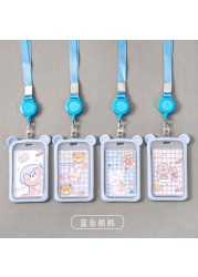 1pc Cute Kitten Rabbit High Quality Credit Card ID Holder Cute Cartoon Silicone Bus Card Case Key Holder Ring Luggage Tag Trinket