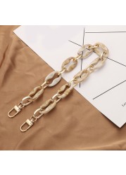 New acrylic bag chain bag belt bag removable colorful accessories women's resin chain chain of bags chain purse chain fishbone chain