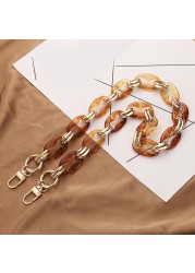 New acrylic bag chain bag belt bag removable colorful accessories women's resin chain chain of bags chain purse chain fishbone chain