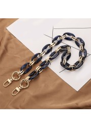 New acrylic bag chain bag belt bag removable colorful accessories women's resin chain chain of bags chain purse chain fishbone chain