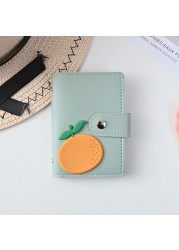 New Student Cute Meal Card Holder Wallet PU Leather Cartoon 26 Bit Card Case Holder School Men Women Credit Card Bag ID