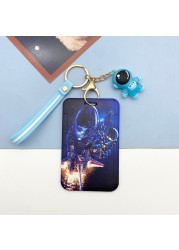 New Cartoon Space ID Credit Bank Card Holder Students Bus Visiting Card Case Door ID Badge Cards Cover for Women Men Pendants