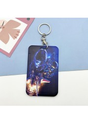 New Cartoon Space ID Credit Bank Card Holder Students Bus Visiting Card Case Door ID Badge Cards Cover for Women Men Pendants