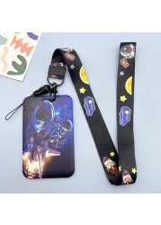 New Cartoon Space ID Credit Bank Card Holder Students Bus Visiting Card Case Door ID Badge Cards Cover for Women Men Pendants