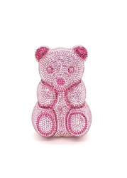 Women's Perforated Bear Handbag,Bear Perforated Crystal Handbag,Cocktail Purse,Shoulder Bag,Gifts